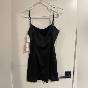 Satin aritzia dress